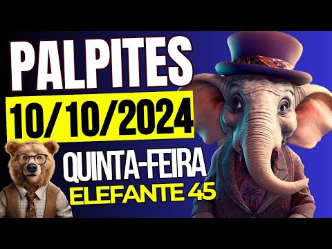 Palpites Do Dia 10/10/2024 | TODAS AS LOTERIAS