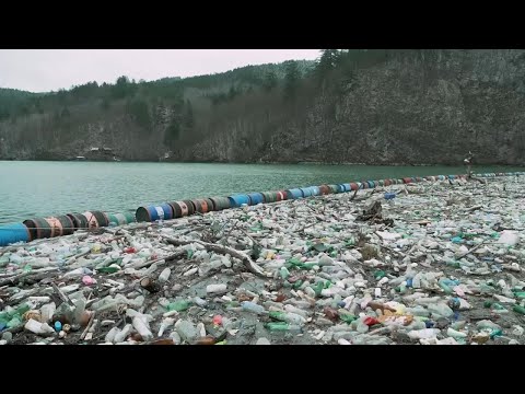 Plastic pollution chokes Bosnia's Drina River
