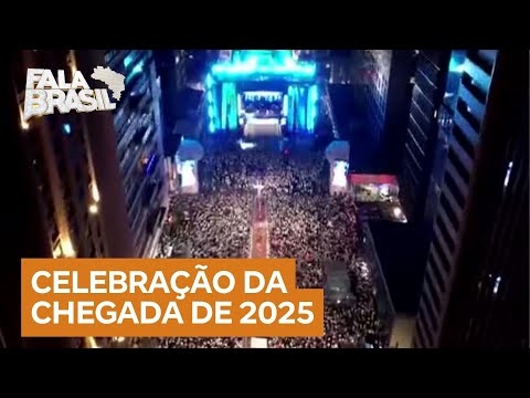 Virada de ano na Avenida Paulista atrai 2 milhões de pessoas