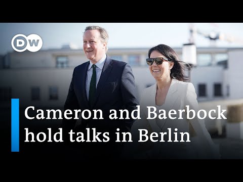 Cameron and Baerbock call for 'sustainable cease-fire' in Gaza | DW News