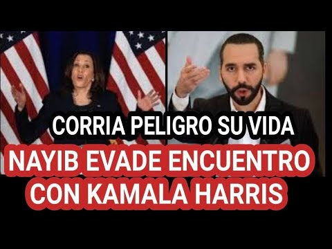 NAYIB BUKELE EVADIO ENCUENTRO CON KAMALA HARRYS EN HONDURAS PARA EVITAR CONFLICTOS POLITICOS