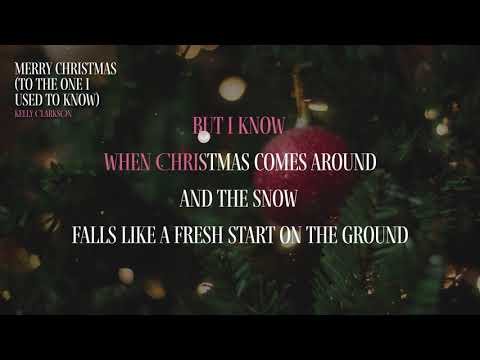 Kelly Clarkson - Merry Christmas (To The One I Used To Know) [Karaoke Video]