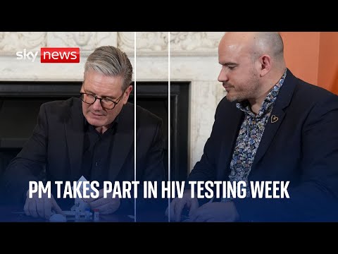 Prime minister takes part in National HIV Testing Week