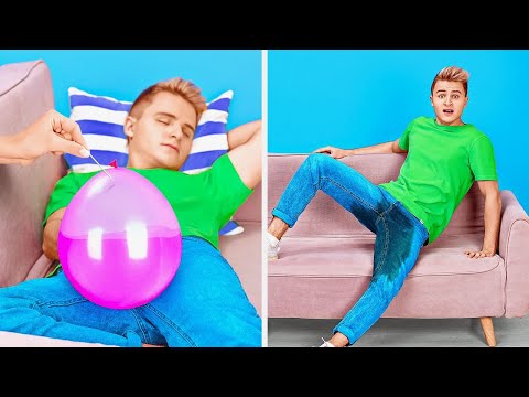 LAS MEJORES BROMAS DE PAREJAS || Bromas graciosas de TikTok de novio vs. novia por 123 GO!