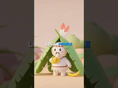 Origin of banana #knowledge