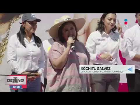 Xóchitl Gálvez se reunió con militantes y simpatizantes en Colima