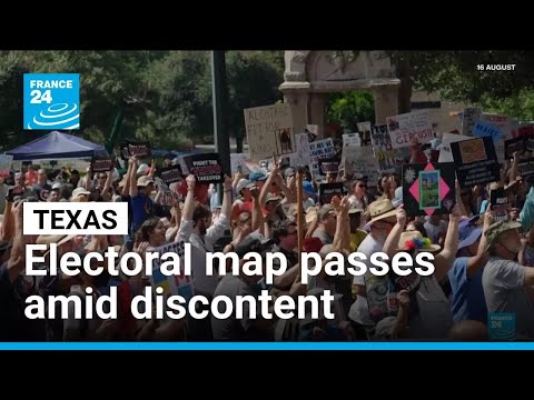 Texas congressional map approved amid partisan fight • FRANCE 24 English