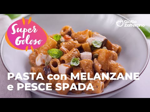 PASTA con CREMA di MELANZANE e PESCE SPADA❤️🍝 #adv