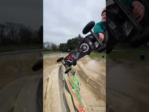 England is always wet but you can still ride your Mountainboard!