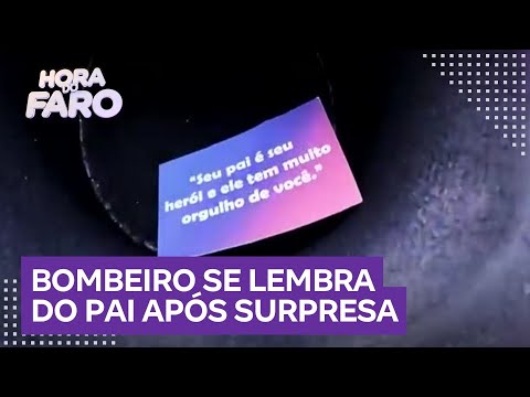 Bombeiro que salvou bebê de engasgo recebe várias surpresas