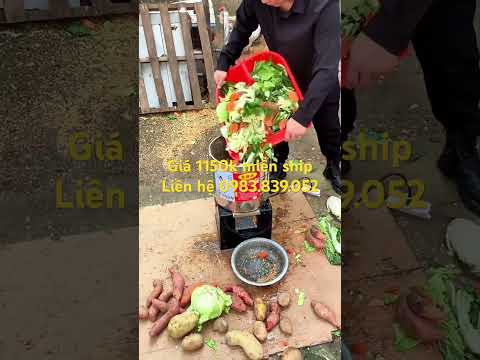 Máy xay thức ăn cho gà #maytronthucanchannuoi #channuoi #farming #maynghiencam #agriculture