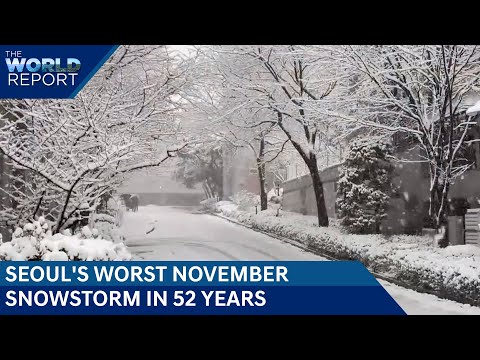 Seoul Hit By Worst Snowstorm In 52 Years; Flights Grounded, Services Disrupted | The World Report