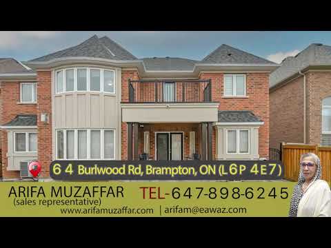 Inside a $3.2M Luxury Home in Brampton’s Pavilion Estates | 64 Burlwood Rd Tour