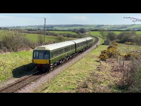 Click to view video The Swanage to Wareham Class 117 DMU service Train