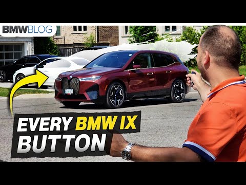 BMW iX Buttons and Key Fob - How to use them