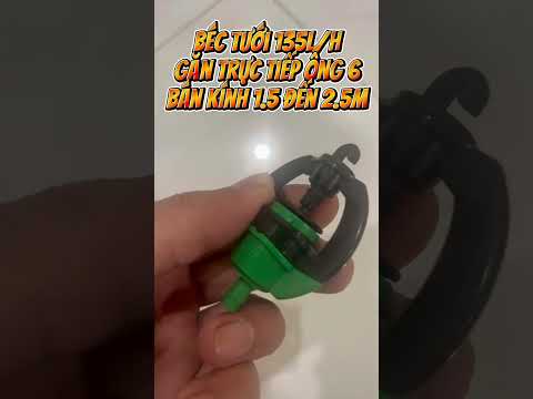 Béc tưới 135l/h #bectuoicaphe #bectuoicay #bectuoiphunmua #bectuoisaurieng #tuoinhogiot #hethongtuoi