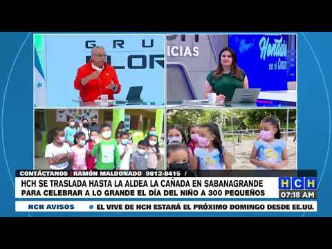¡Alegría al máximo! HCH celebra a lo grande el Día del Niño en escuela de La Cañada, Sabanagrande
