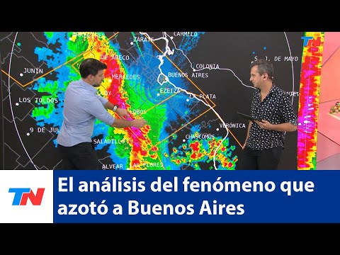 ¿Cual fue el fenómeno que azotó a Buenos Aires y por qué no fue un tornado?