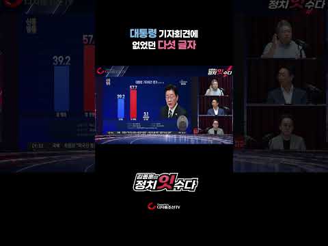 대통령 기자회견에 없었던 <strong>다섯</strong> 글자