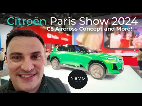 Citroen Stand at Paris Motor Show 2024 - C5 Aircross Concept, eC4 and AMI Updates