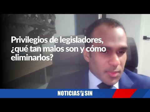 Eduardo Núñez habla sobre privilegios a legisladores