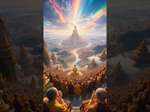 The Buddha and His Ordained Disciples #Buddha #Sangha #AlmsRound #buddhistmonk