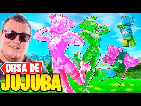 NOVA SKIN DA URSA DE BALA JUJUBA CHEGOU NO FORTNITE ! NOVA TEMPORADA DA MARVEL