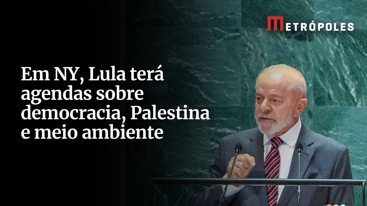 Em NY Lula terá agendas sobre democracia Palestina e meio ambiente