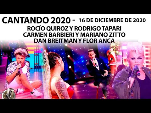 Cantando 2020 - Programa 16/12/20 - 3 parejas dieron comienzo al #RitmoLibre