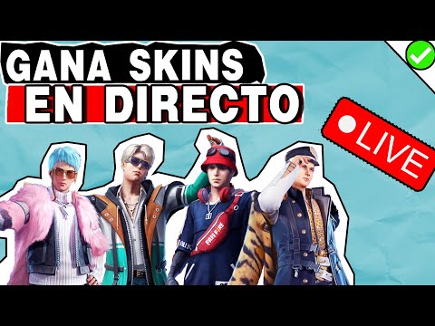 🔥GANA SKINS CARTON DRILLO Y TIGRE en  DIRECTO 🔥 FREE FIRE 🔥MITHOS YT