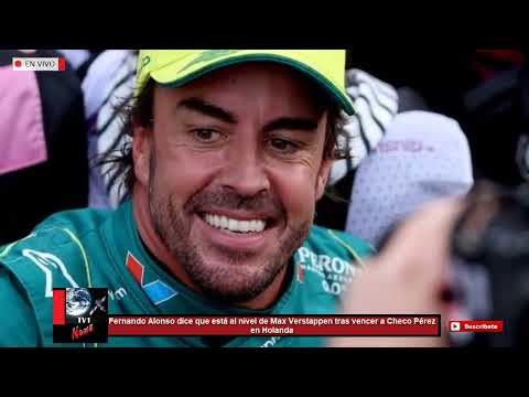 Fernando Alonso dice que está al nivel de Max Verstappen tras vencer a Checo Pérez en Holanda