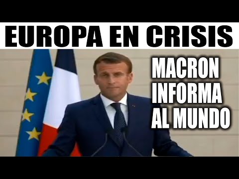 Ultimas noticias, EUROPA EN CRISIS ¡MACRON MENSAJE AL MUNDO! 25/09/2020