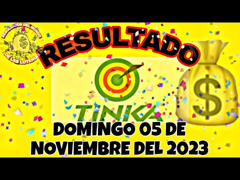 RESULTADOS TINKA DEL DOMINGO 05 DE NOVIEMBRE DEL 2023 /LOTERÍA DE PERÚ