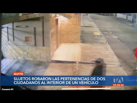 Dos personas fueron víctimas de un asalto en Quito