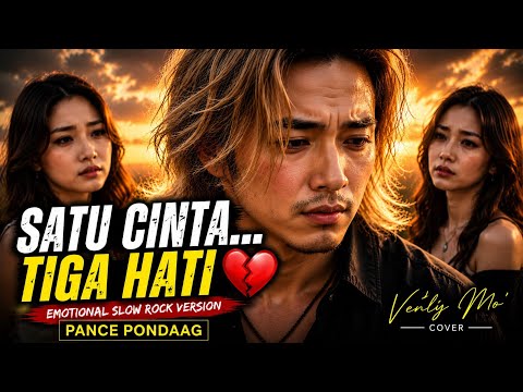 SATU CINTA TIGA HATI (Pance Pondaag) 💔 Emotional Slow Rock Cover | Venly Mo'