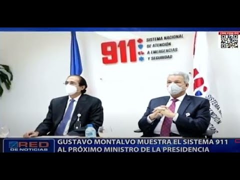 Gustavo Montalvo muestra el sistema 911 a ministro de lo sustituirá en el cargo