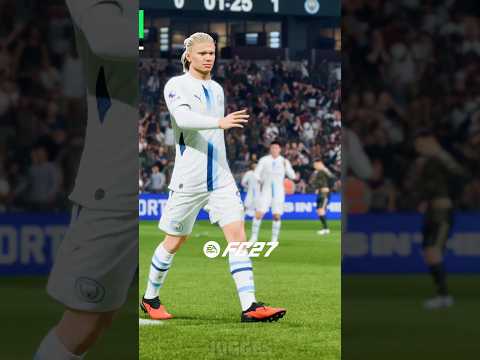 Erling Haaland Evolution Celebration FC 24 - FC 27 🤖🇳🇴 #eafc27 #fc27 #shorts