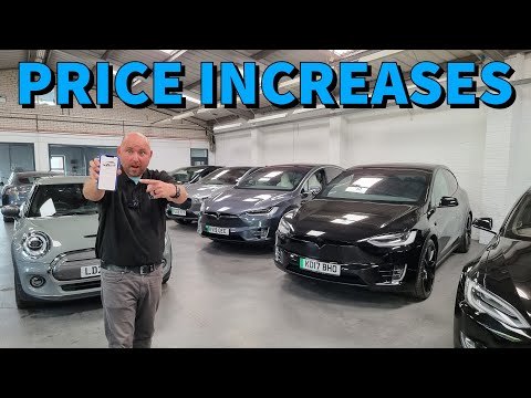 Tesla Model 3 and Y price increases, long lead times and the new& used EV car market demand.