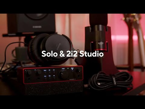Introducing Scarlett Solo & 2i2 Studio - Everything you need in a single box