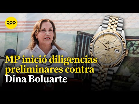 Fiscalía inició diligencias preliminares contra Dina Boluarte por presunto enriquecimiento ilícito
