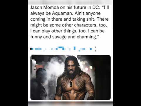 Jason Momoa on his future in DC: “I’ll always be Aquaman. Ain’t anyone coming in there