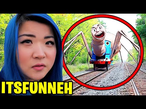 6 YouTubers Who Found THOMAS THE TRAIN.EXE On Camera! (ItsFunneh, FGTeeV, Jester)