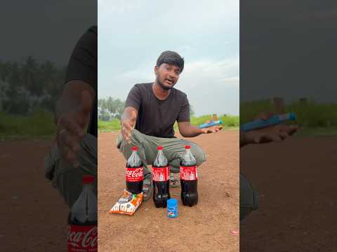 cola tho ప్రయోగం asalu expect cheyaledu 🤯? #shorts #shortvideos #viral #viralvideos #experiment JK