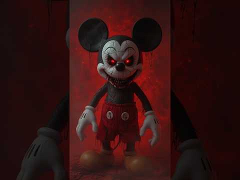 HORROR VERSION OF MICKEY MOUSE CHARACTERS #shorts #horror #scary #ai