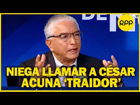 A APP le falta madurez y democracia interna, comenta Héctor Acuña tras renunciar al partido