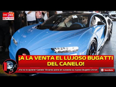 ¡Ya no lo quiere! 'Canelo' Álvarez pone en subasta su lujoso Bugatti Chiron