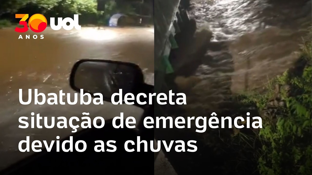 Ubatuba decreta situação de emergência após estragos causados pelas chuvas
