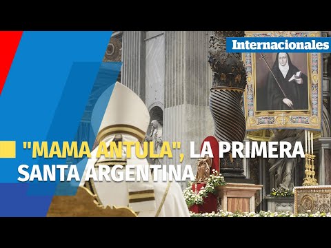 El papa canoniza a la primera santa argentina en el marco de la visita de Milei al Vaticano