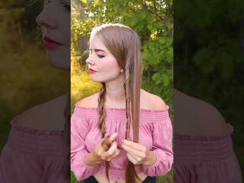 Rope braid hack 💝 #braids #hairtutorial #hair