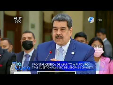 Frontal crítica de Mario Abdo Benítez a Nicolás Maduro